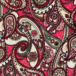 RARE LuLaRoe Nicole Size 2XL Paisley Dress Pink